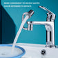 Rotating Faucet Extender with Dual Spray Modes and 1080 Degree Flexibility