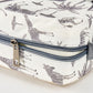 Travel Booster Seat with Adjustable Height and Foldable Design for Dining, Washable Cover