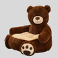 Plush Pet Bed with Raised Edges and Machine Washable Cover for Dogs and Cats