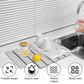 Diatomite Dish Drying Mat with Nonslip Rubber Base and Foldable Design