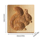 Wooden Cookie Cutter with Seven Seasonal Designs and Press-Lift Mold