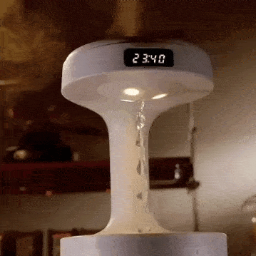 Anti-Gravity Water Drop Humidifier LED Mist Aroma Diffuser