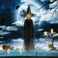Illuminated Witch Figures Set of 3 with Sound Sensor and Flickering Lights