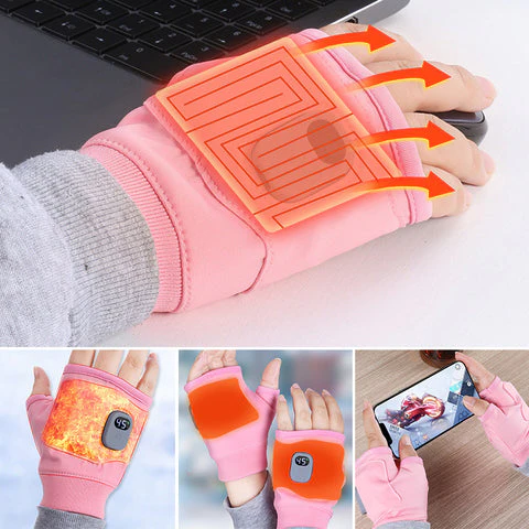 Heated Gloves with Three Temperature Settings and 6-Hour Battery Life