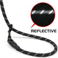 Dog Leash with Reflective Stitching and Padded Grip, Double Rope Construction