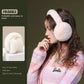 Foldable Plush Earmuffs with Detachable Material and Adjustable Band