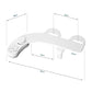 Bidet Attachment with Dual Nozzles and Adjustable Water Pressure for Standard Toilets