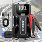 Car Jump Starter with 12800mAh Power Bank and LCD Display, 3000A Peak Current