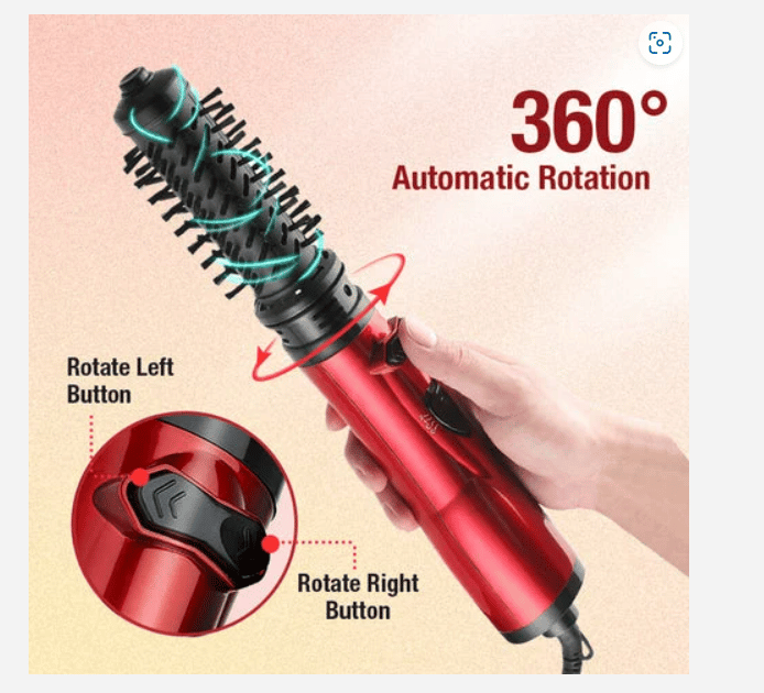 3-in-1 Rotating Hot Air-Hair Styler and Dryer marnetic
