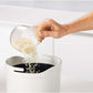 Microwave Rice Cooker with Locking Paddle and Colander, 2 Liter Capacity