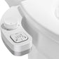 Bidet Attachment with Dual Nozzles and Adjustable Water Pressure for Standard Toilets