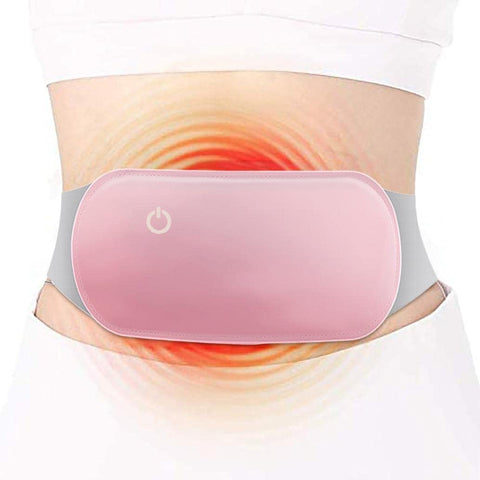 Wearable Menstrual Heating Pad with 3 Heat Settings and Vibration Massage, Waist Wrap