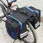 Double Pannier Bike Bag with Rear Rack Mounting and 20L Storage