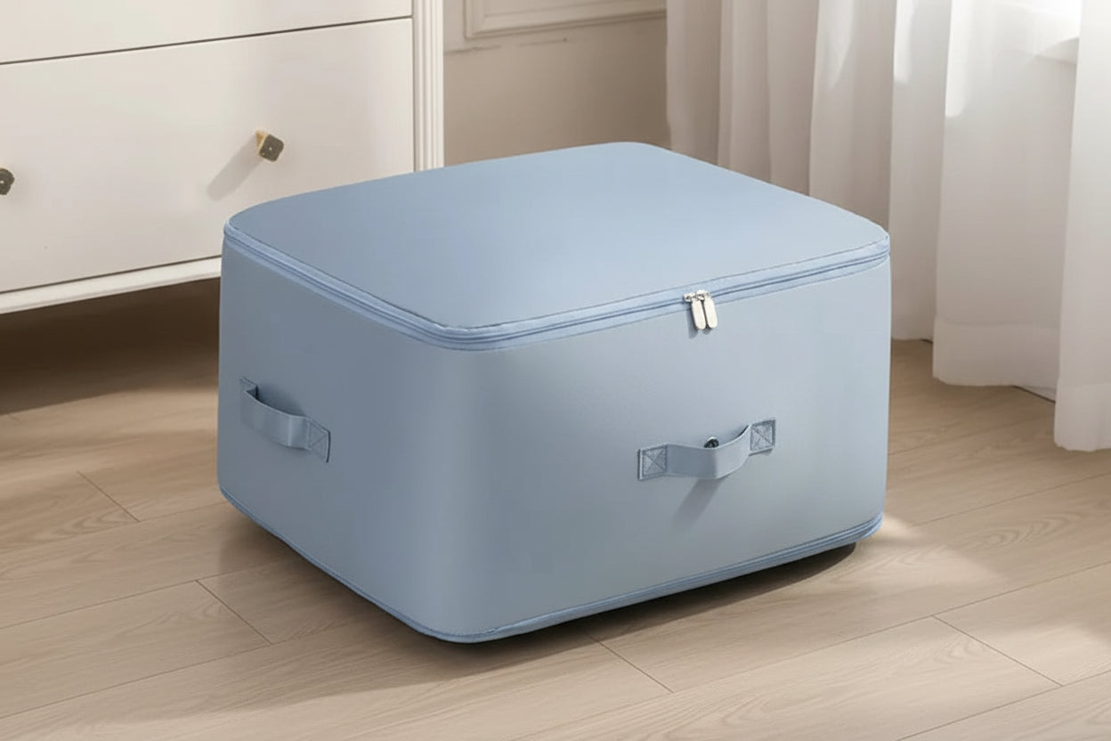 Compression Storage Bag with Built-In Zipper and Moisture-Resistant Fabric, Sturdy Handles