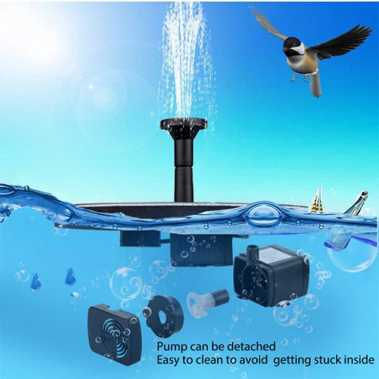 Solar Fountain Pump for Relaxing Outdoor Water Decor