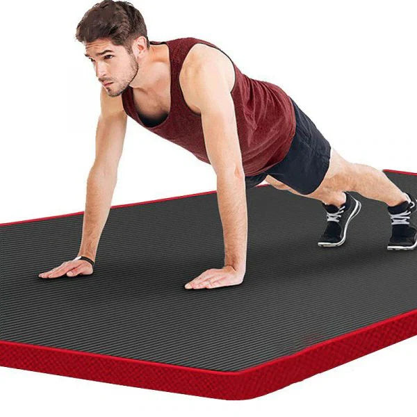 Men’s High Density Non Slip Fitness Mat for Home and Gym