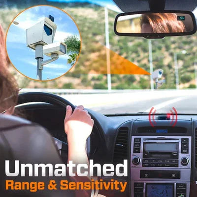 Radar Detector with Real-Time Laser Warning and Collision Alert