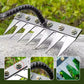 Carbon Steel Rake Head with Interchangeable Mount and Rust-Resistant Finish, Various Sizes