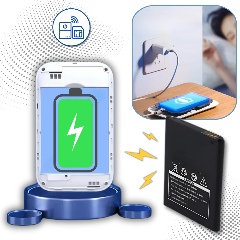 Portable Hotspot Device with 8-Hour Battery and Multi-Band Support for Travel