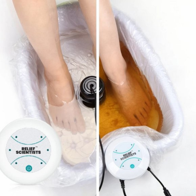 Ionic Foot Detox Bath Vibrating Whirlpool Soak Cleanse