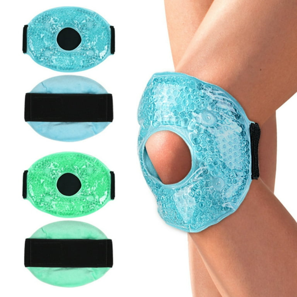 Reusable Gel Therapy Wrap with Adjustable Strap and Hot Cold Compression