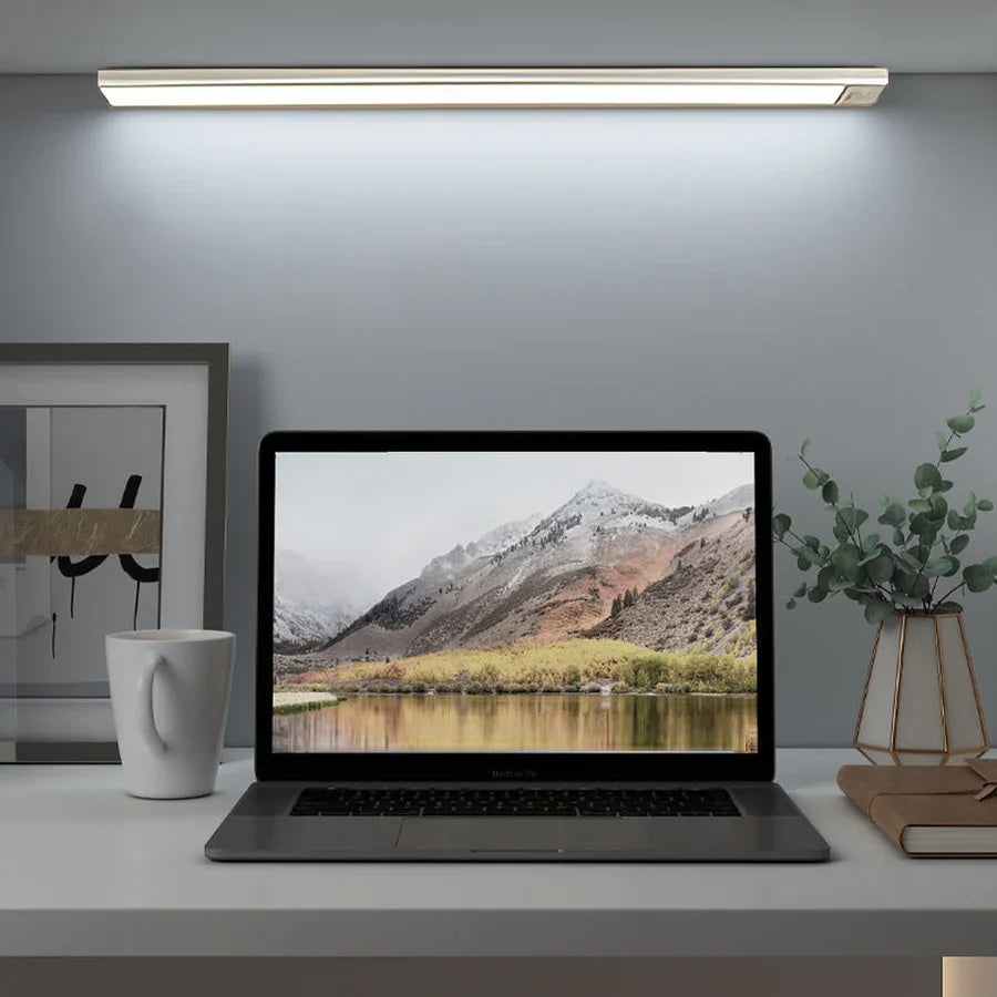 Under Cabinet Motion Sensor Light with Rechargeable Battery and Magnetic Mount, Slim 9mm