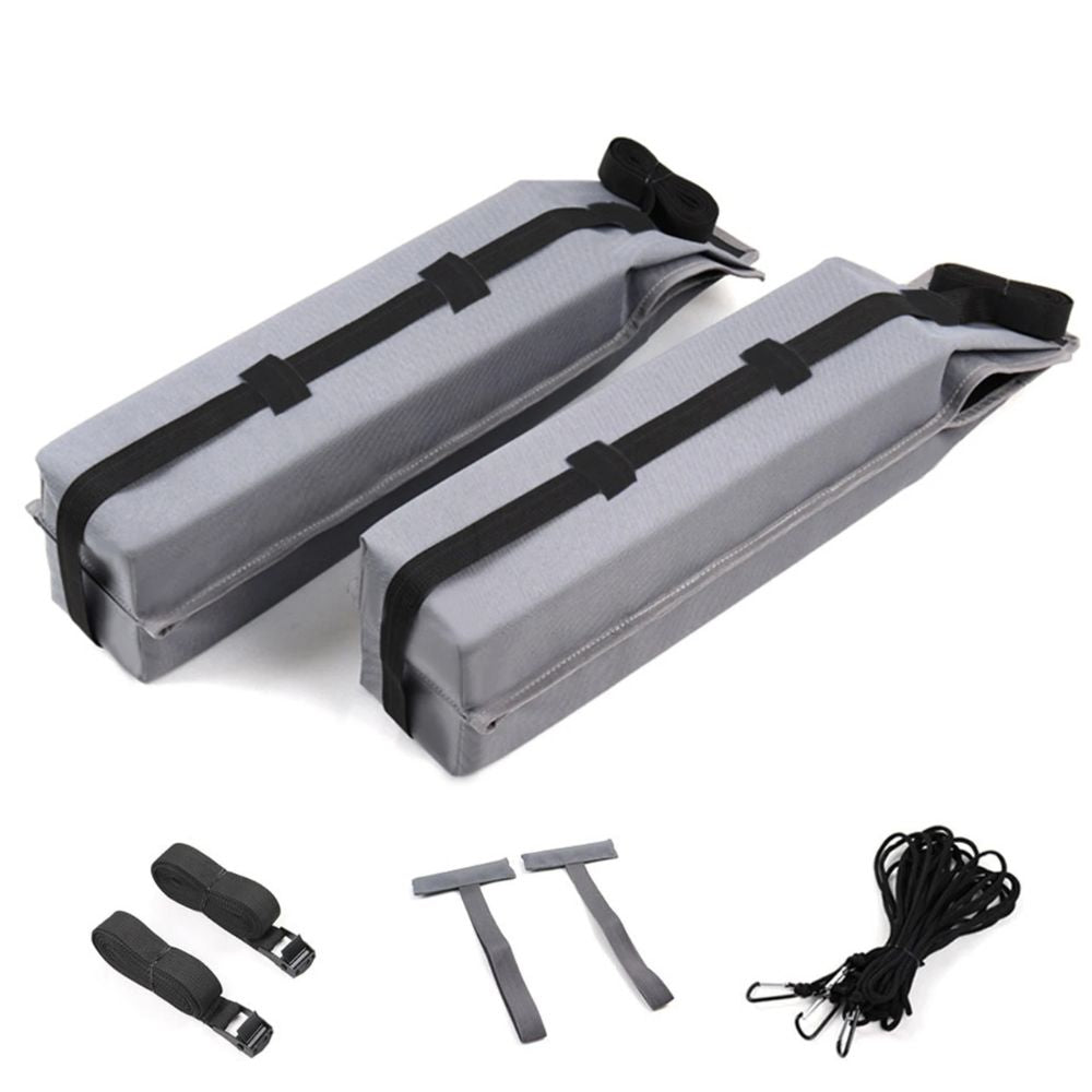 Roof Rack Pads with Foam Cushioning and Anti-Slip Surface for Kayak Transport