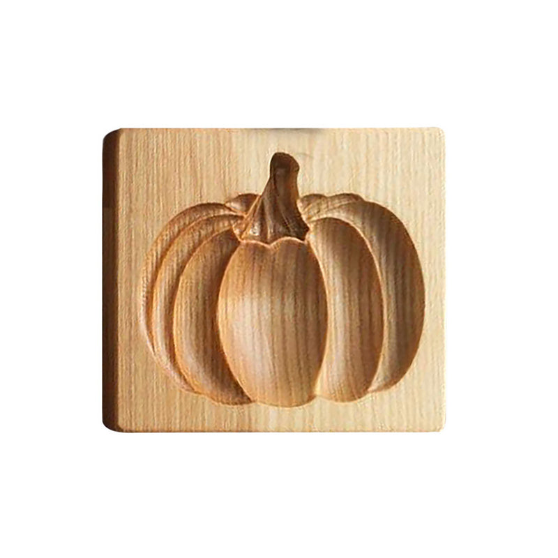 Wooden Cookie Cutter with Seven Seasonal Designs and Press-Lift Mold