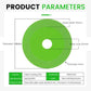 Diamond Cutting Disc for Glass and Tile, 3.94 Inch Angle Grinder Blade