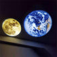 Celestial Projection Lamp with Dual Moon and Earth Films
