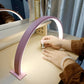 Arc LED Desk Lamp with Adjustable Brightness and Color Temperature Control