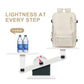 Travel Backpack 35L with USB Charging Port and Laptop Sleeves, Wet Storage, Shoe Compartment