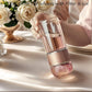 Glass Tea Infuser Bottle with Tilt Separation Filter and Double Wall Insulation