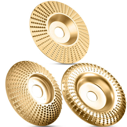 Tungsten Carbide Grinding Disc Set for Angle Grinder with Flat, Beveled and Arc Profiles