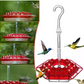 Hummingbird Feeder with Bee-Resistant Hexagonal Ports and 12oz Capacity All Vera Mart