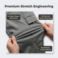 Stretch Cargo Jeans with Six Pockets and Slim Flexible Fit