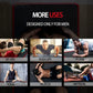 Men’s High Density Non Slip Fitness Mat for Home and Gym
