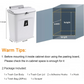 Countertop Compost Bin with Rolling Lid and Airtight Seal, 2.4 Gallon Capacity