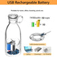 Cordless Blender Bottle with Stainless Steel Blades and Magnetic Charging, 350ml