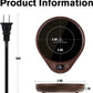 Coffee Mug Warmer Set with Adjustable Temperature and Auto Shut-Off