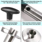 Spiral Pineapple Corer with Serrated Blade and Detachable Handle