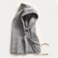 Cashmere Hooded Hat with Adjustable Drawstring and Packable Lightweight Design