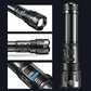 Rechargeable Tactical Flashlight with 12000 Lumens and Adjustable Beam, IPX8 Rated