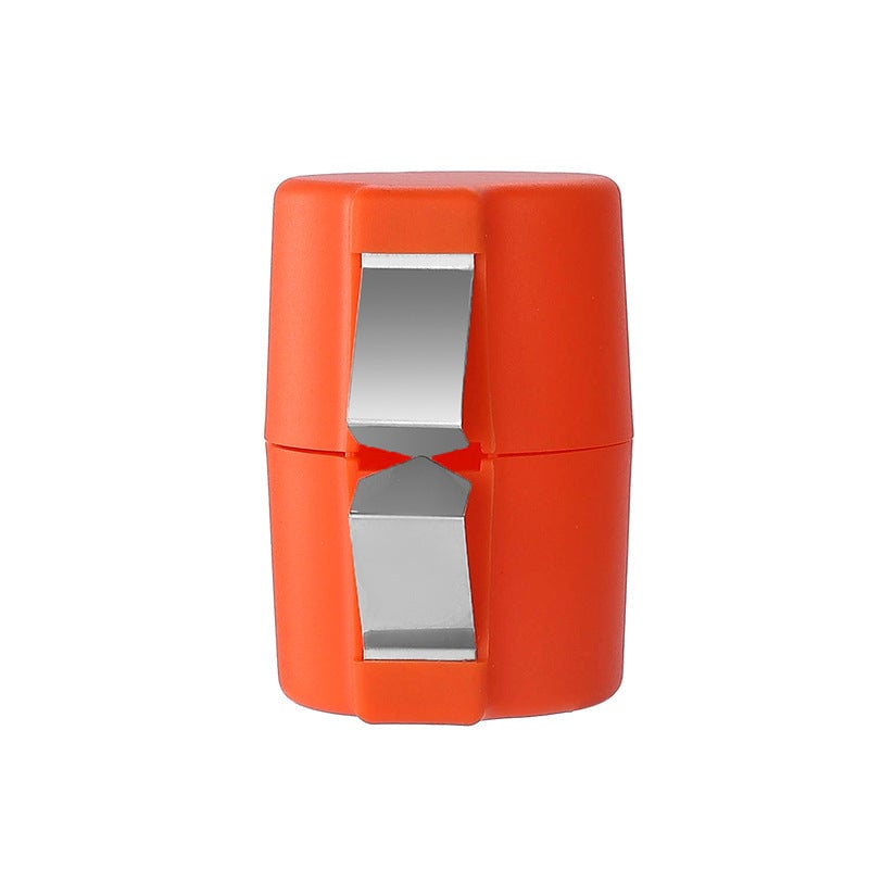 Egg Cracker with Stainless Steel Press Plate and Ergonomic Holder, Dishwasher Safe