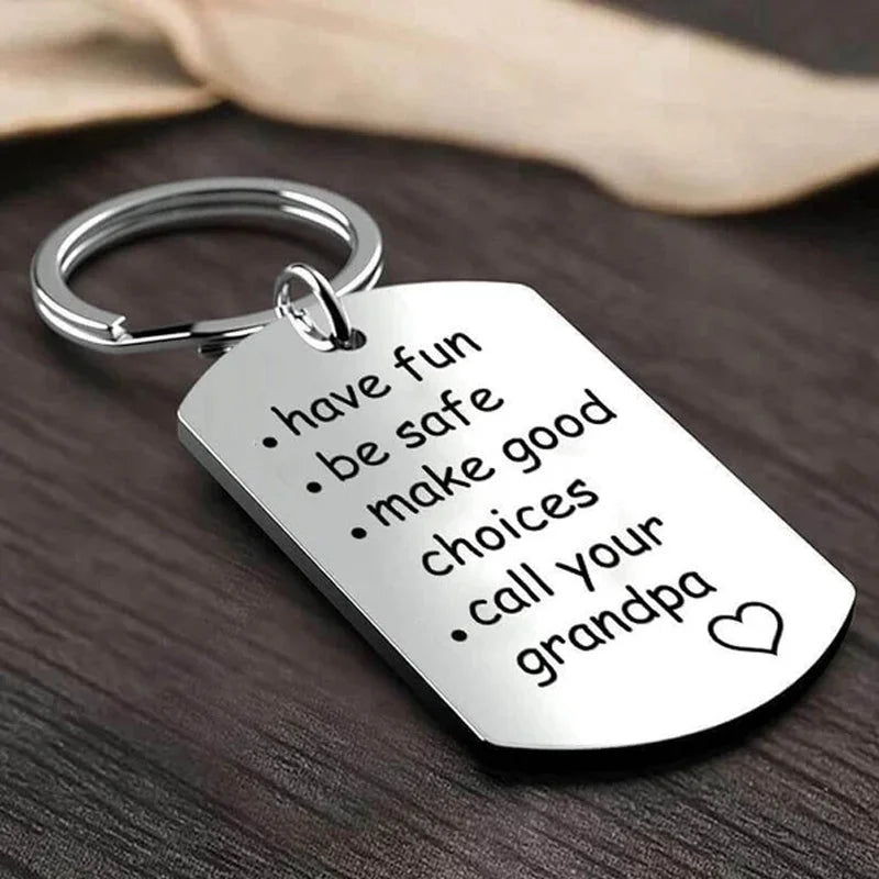 Reminder To Do Things Stainless Steel Keychain Gift
