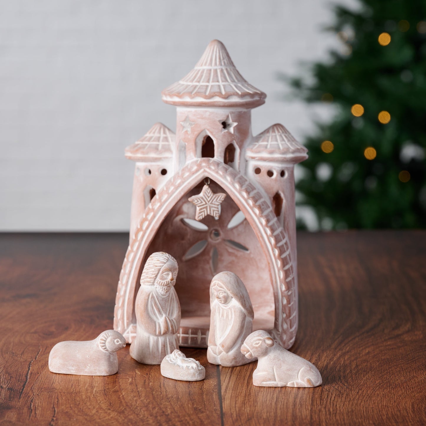 Mahal Terracotta Nativity - Ten Thousand Villages