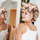 Silk Bonnet with Adjustable Strap and Double Layer Construction for Hair Protection