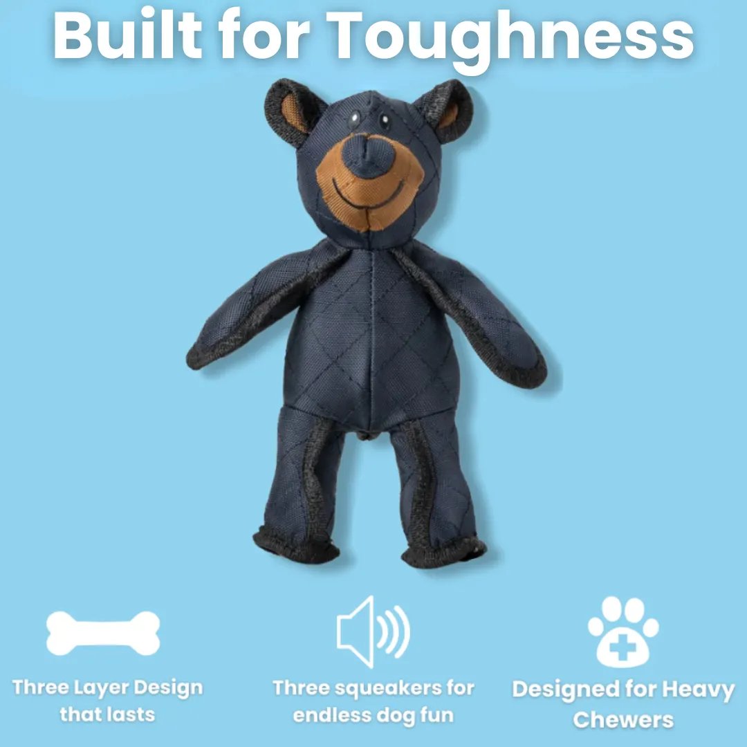 Dog Chew Toy with Reinforced Core and Textured Dental Surface, Buoyant Durable Design
