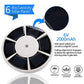 Solar Flagpole Light, LED Disc Topper with Automatic Night Sensor