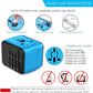 Universal All-in-One Travel Power Adapter for Worldwide Charging
